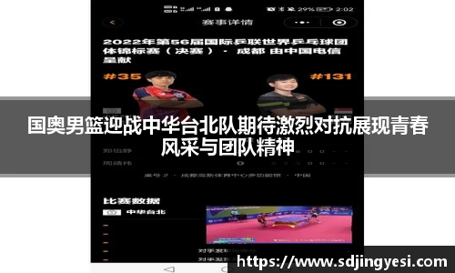 国奥男篮迎战中华台北队期待激烈对抗展现青春风采与团队精神
